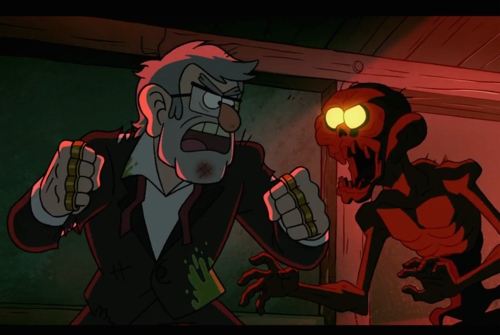 skarchomp: skarchomp: Brass knuckles zombie-killing Grunkle Stan is surprisingly