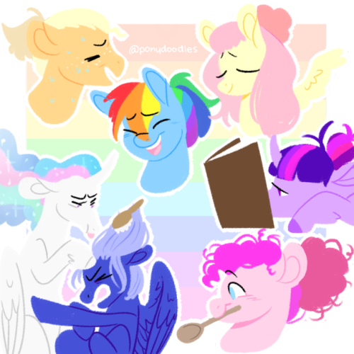 ponydoodles:ponytails