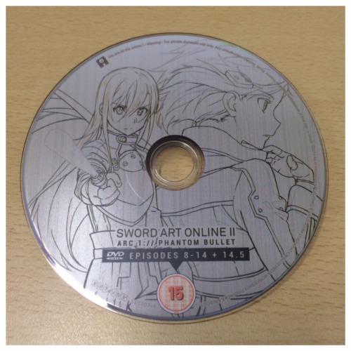 alltheanimeuk:  Looking forward to our release of Sword Art Online II: Part 2 on DVD? Here’s a glimpse of the finished product our on 28th December.Primary sleeve design (top set of images)Disc (bottom left image)Reversible sleeve design (bottom right