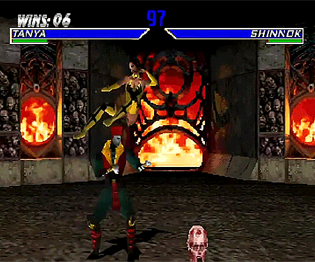 Tanya Fatality I - Mortal Kombat 4 (GIF)  Mortal kombat, Mortal kombat 4,  Basketball court