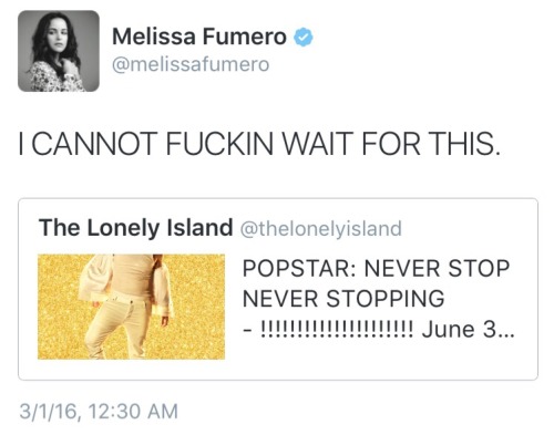 kingperalta: level of excitement: Melissa Fumero