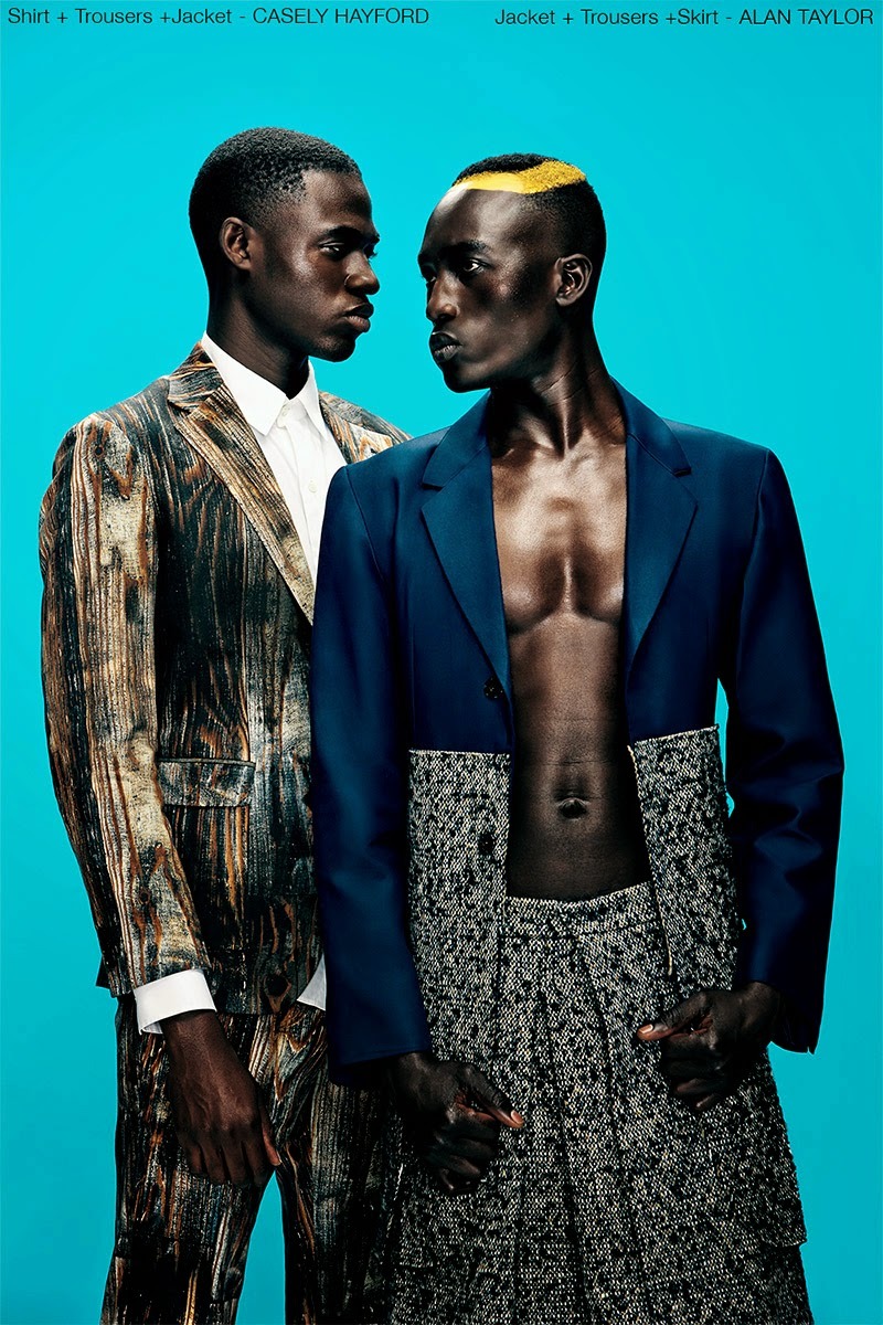 global-fashions:  PETER SPICE,  DENNIS &amp; KRIS AMCK - FACES OF A PRIDE
