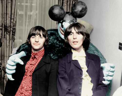 ringo, george & blue meanie —colored by @yesterdey