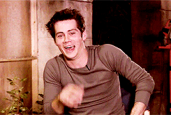 holland-roden:  ‘They wanna see Dylan laughing, well you are about to get your wish. Watch this’. 