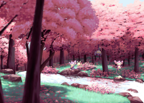 jasmiinininja: I love forests in Pokemon Rejuvenation, they’re so Cute and Colorful 