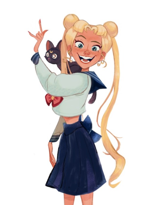 Usagi and Luna 