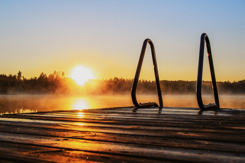 Sunrise over lake✧Finland ✧