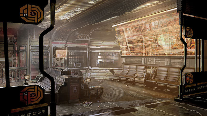 saveroomminibar:  Dead Space. Environment Concept Art by Jason Courtney 