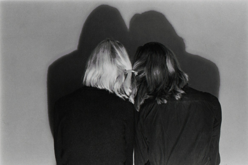 standingatthefence:Marcia Resnick | Two Girls, 1975
