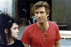 xxxslutmonsterwhorexxx:  moviesbeingmade:   Alec Baldwin and Winona Ryder on the set of Beetlejuice (1988), directed by Tim Burton.   
