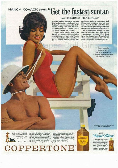 Porn Nancy Kovack / Coppertone ad. 1963 photos