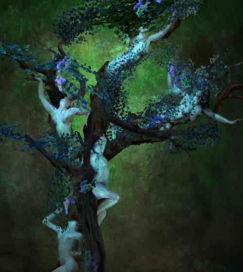 strange-manipulations:Tree of love by Jans-art (nsfw, kinda)