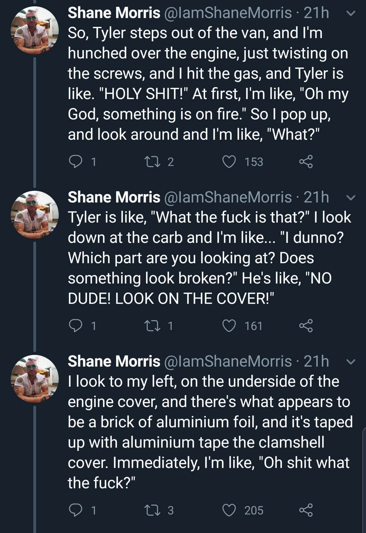 johnbrowndidnothingwrong:  lala-the-rebel:  catchymemes:    Holy fuck-  https://medium.com/@IamShaneMorris/i-lied-i-made-the-whole-thing-up-now-im-in-huge-trouble-e59da5831105