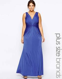 plus-sized-fashion:  Forever Unique Plus Size Luck Maxi Dress