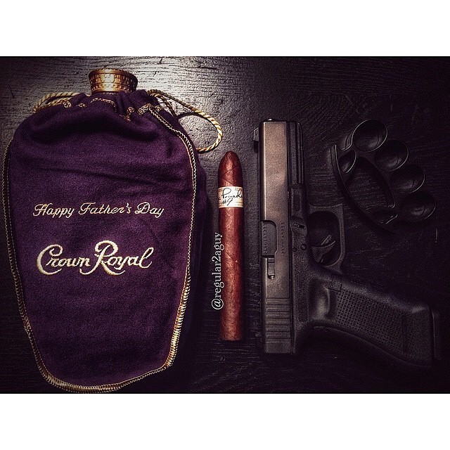 cigars-and-guns:  by @regular2aguy  #HappyFathersDay #Cigarsandguns #Cigars #Guns