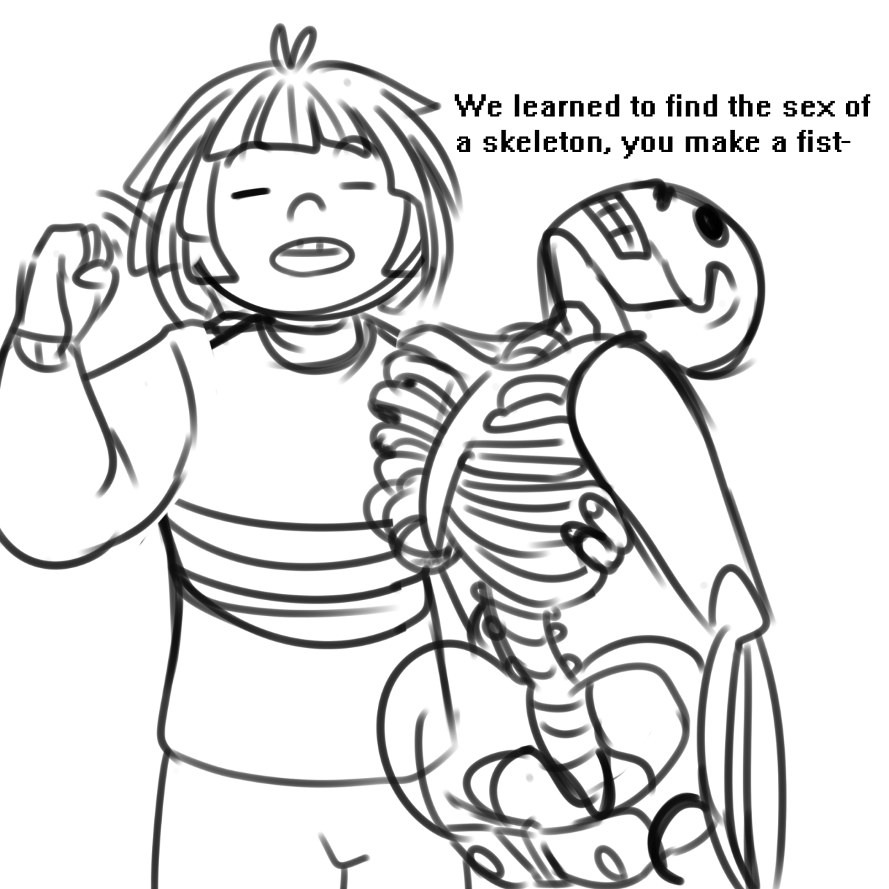 punnifullife:  In 3rd grade i was told that by taking your fist and fitting it into
