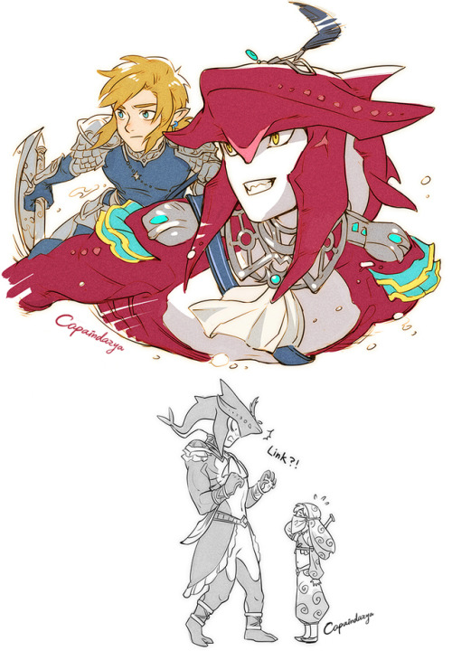 captaindazya:Breath of the Wild is really fun! Deep inside it! Coloring by dear Mtfy  ;D