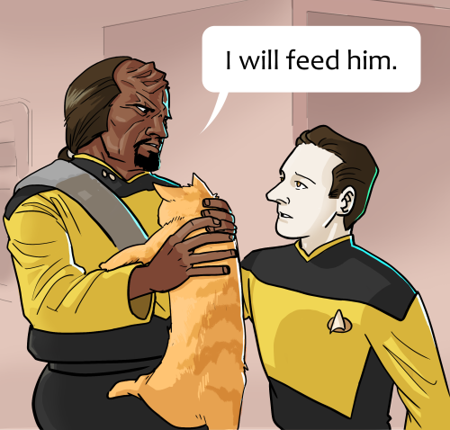 I drew Star Trek TNG screencaps using company property