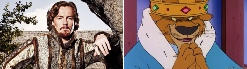 nettlestonenell: BBC Robin Hood meets Walt Disney’s Robin Hood(I am sure someone has done this