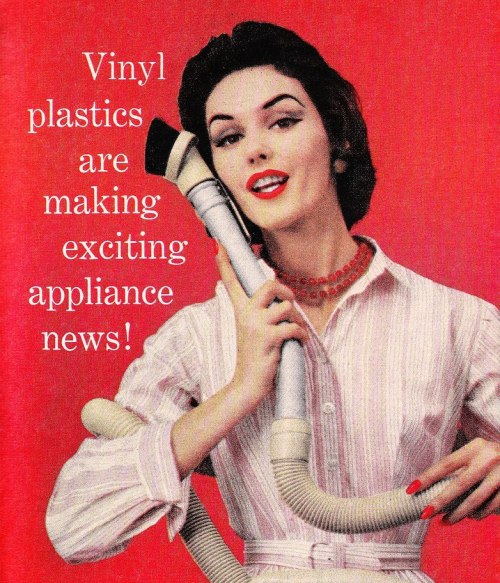 mudwerks:  “Hello?” (by saltycotton)  Monsanto Opalon ad “Better Homes & Gardens” July 1956 