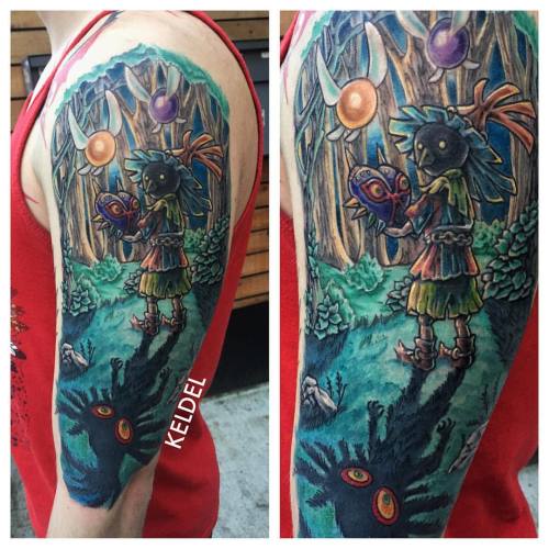 Done! What a fun piece! #keldeltattoo #artfuldodger #artfuldodgertattoo #seattle #seattletattoo #sea