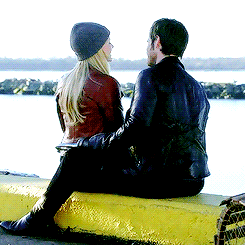 swanshope:   #just emma and killian #sitting by the docks discussing matters of