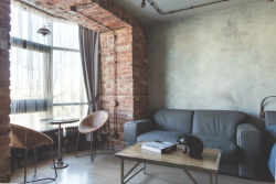 urbnindustrial:  Exposed Brick Apartment