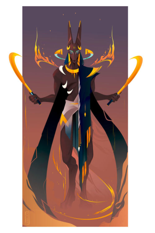 reapercollection:  Egyptian gods by Yliade