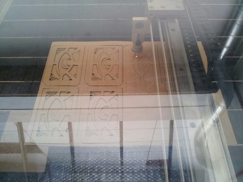 Lasercutting For The Fifth Day In A Row. But On The Plus Side, Lasers.