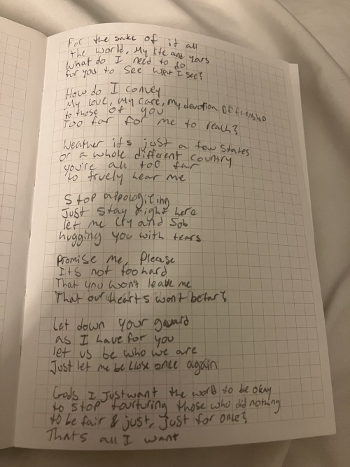 I Got Really Low For A Minute And Wrote More Again I Think Abt My Friends And Chosen Family So Im Tagging