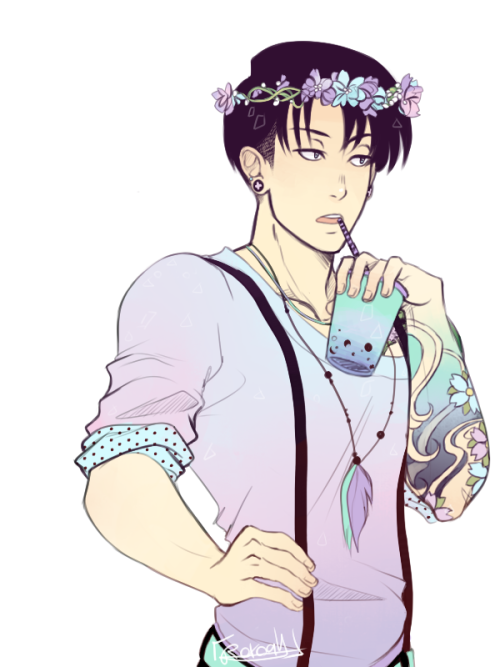roxoah:  I’m pretty sure Levi wants to murder me right now. Click here for version two because I thought it was a shame to dress him up..