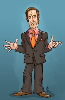 breakingbadfriends:Saul Goodman by Leonardo Nieves / Behance / deviantART