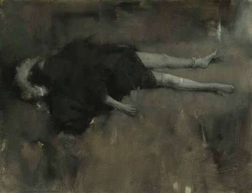 Sophie Jodoin (French-Canadian, b. 1965, Montreal, Quebec, Canada) - Study for Homicides series, 200
