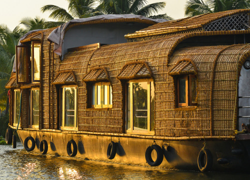 1018 - Boathouse in Kumarakom, Kerala, India by @ris_@bdullah 