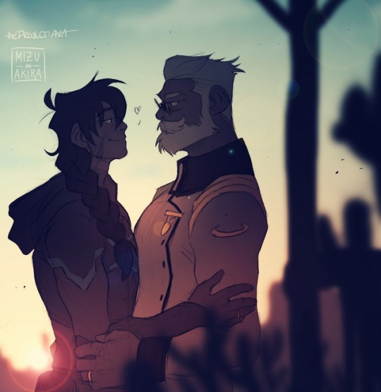 theprojectava: Oldtimer Sooo… Lemme have this alternate ending where Keith and Shiro end up married and work together as the Powercouple™ from earth. And in their late 50s or early 60s they finally start planning their retirement together, since they