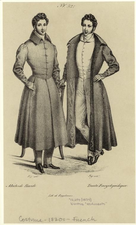 1830s Fashion Men