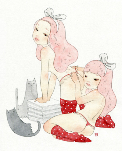 la-petite-fille-de-loup: Uyu a.k.a Soey MilkI absolutely love these ♥Please do not remove the source or the artist credit