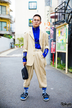 Tokyo-Fashion:15-Year-Old Japanese Student Noa On The Street In Harajuku Wearing