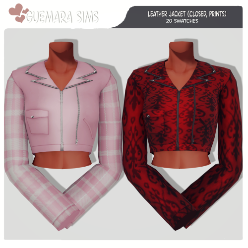 Introducing My Leather Jacket Club Set For Sims 4! Elevate Your Sim's Style With This Versatile Collection