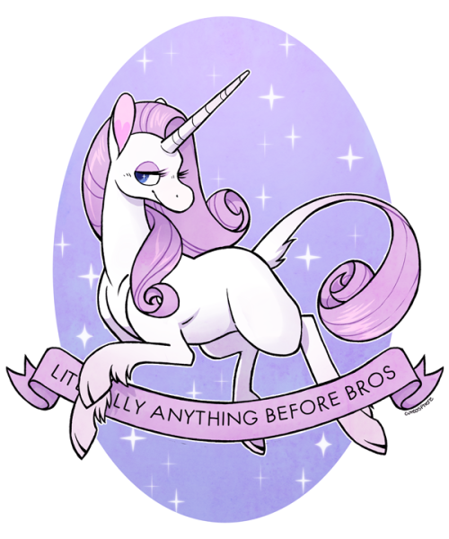 cuteosphere:unicorns are notorious for their hatred of posturing bro culture(I’m debating making thi