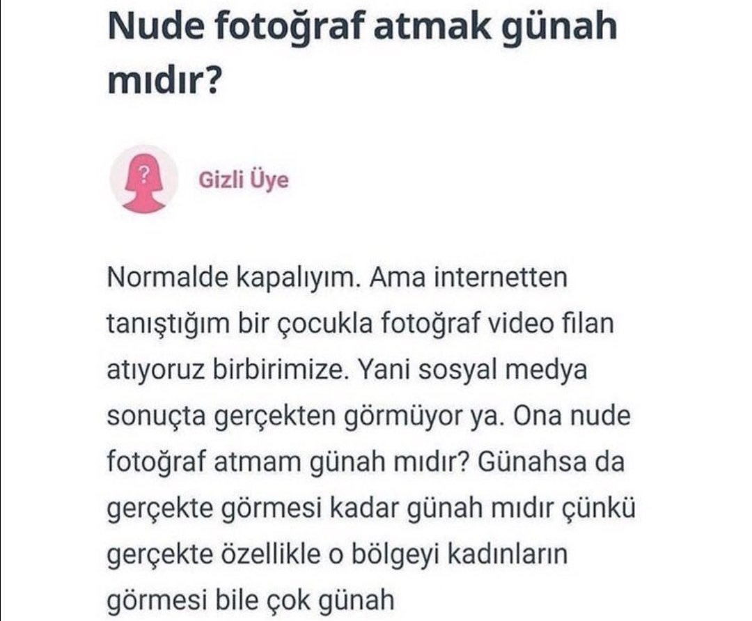 Nude fotoğraf atmak günah...