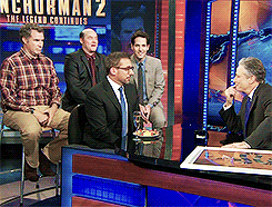 theinfamouschubbykitten:  beeishappy:  TDS | 2013.11.18 The Cast of Anchorman 2 