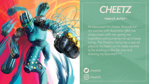 CONTRIBUTOR HIGHLIGHTHold on! @/cheetz0 flies in as our final merch artist, who will be creating a j