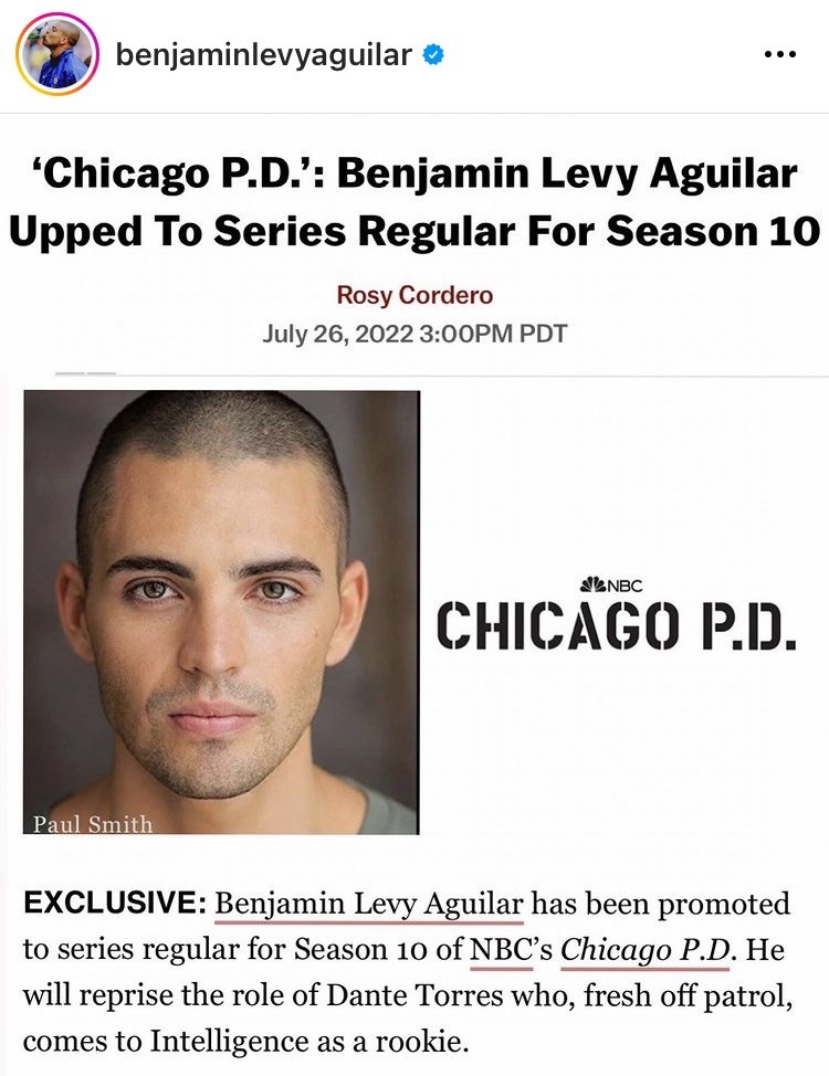 Chicago P.D.': Benjamin Levy Aguilar On Jesse Lee Soffer's