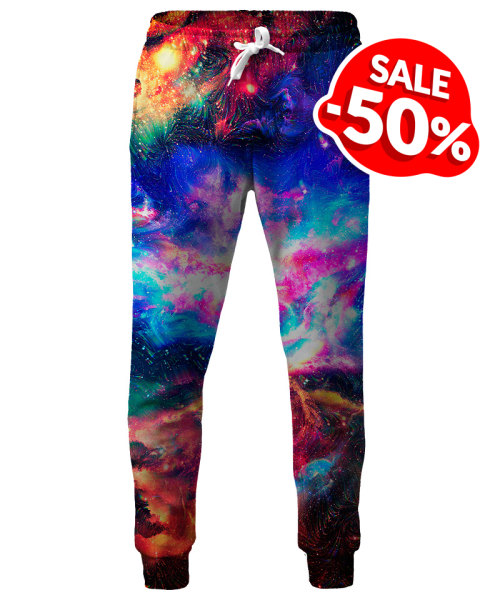 Cosmic style with Colorful Galaxy sweatpants ✨ shop.liveheroes.com/product/colorful-gal