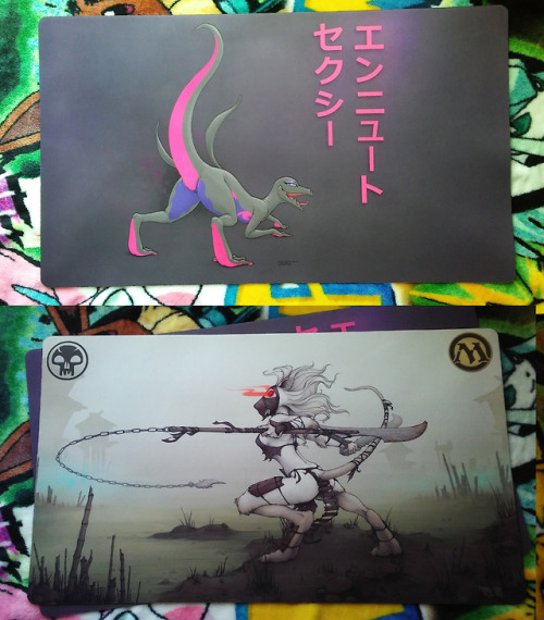 ecmajor: Hey folks i have a few assorted playmats! If anyone would like one. ;)They’re ำ USD plus shipping (Ů US or ฤ int’l) I’ve got 3 of each type except for the salazzle of which i’ve only got 2. I don’t expect a high demand but since