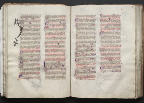 cma-medieval-art: The Gotha Missal: Fol. 57r, Text, Master of the Boqueteaux, c. 1375, Cleveland Mus