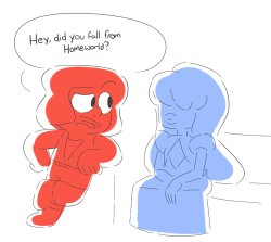 tateratots:  Gem flirting politics 101 with loaf A and loaf B 