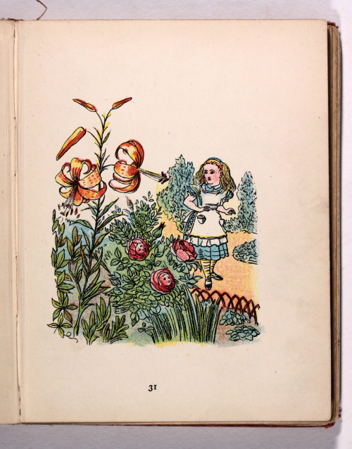 michaelmoonsbookshop:Rare Little Folks Edition of Through the looking glass and what Alice found the