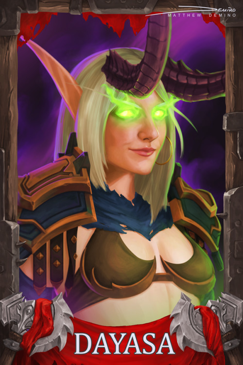 Another badge down!The Blood Elf Demon Hunter - DayasaIf you want your own Blizzcon badge:  CHECK IT
